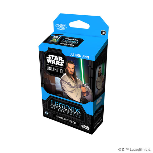 Star Wars Unlimited: Legends Of The Force - Qui-Gon Jinn Spotlight Deck